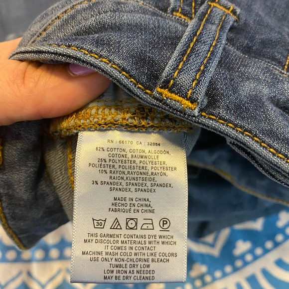 AWESOME!💙👖ANTHROPOLOGIE! HIGH RISE! DENIM LEGGING!👖💙27 3/4 28” PILCRO - Picture 8 of 13